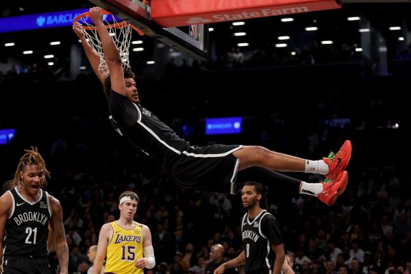 NBA roundup: Nets upend Lakers to halt 7-game slide