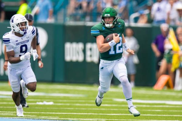 Jake Retzlaff guides Tulane past Northwestern 23-3