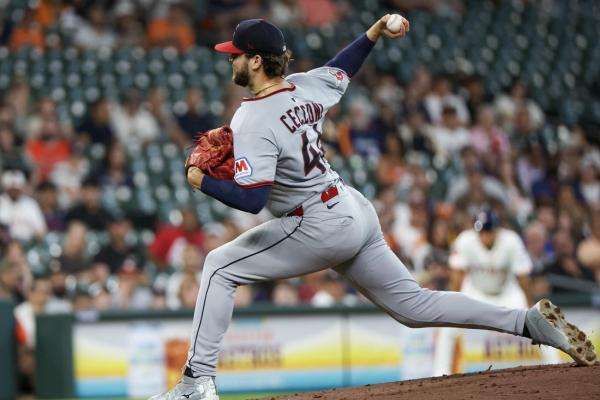 Slade Cecconi dominant as Guardians sweep Astros