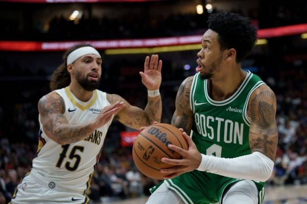 Celtics rout Pelicans for first win of season