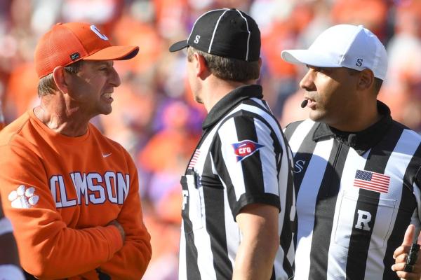 ACC fines Clemson $10K, reprimands Dabo Swinney for referee criticisms