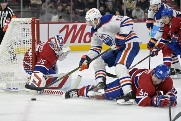 Sam Montembeault stymies Oilers in Canadiens’ 3-0 win