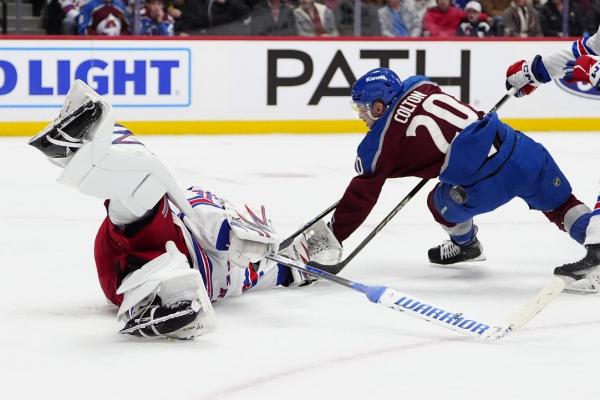 Devon Toews gives Avalanche win over Rangers in OT