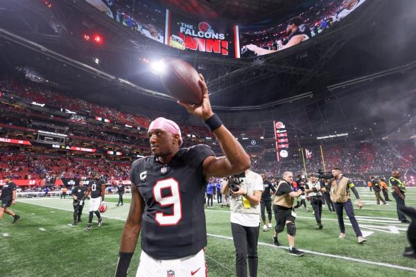 Falcons out to prove they’re ‘legit’ after signature win over Bills