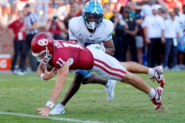 Jackson Arnold (3 total TDs), No. 15 Oklahoma top Tulane