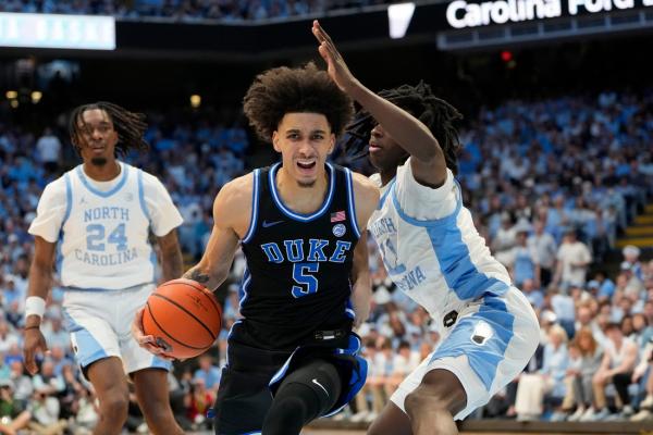 No. 2 Duke beats North Carolina, clinches ACC regular-season title