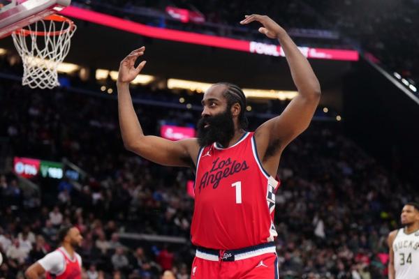 NBA roundup: James Harden scores 40 in Clippers' win thumbnail