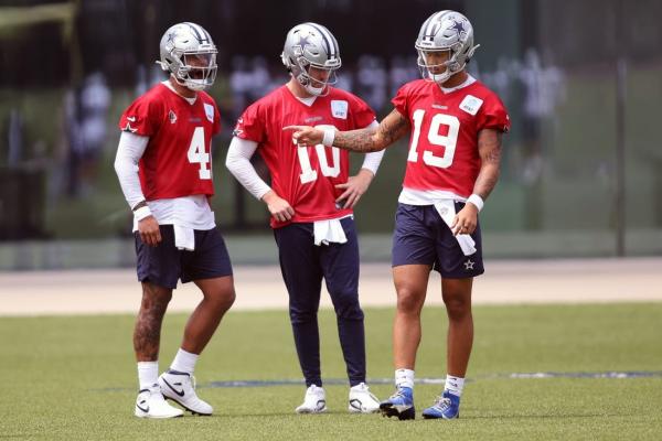 Cowboys’ Cooper Rush remains QB2 ahead of Trey Lance