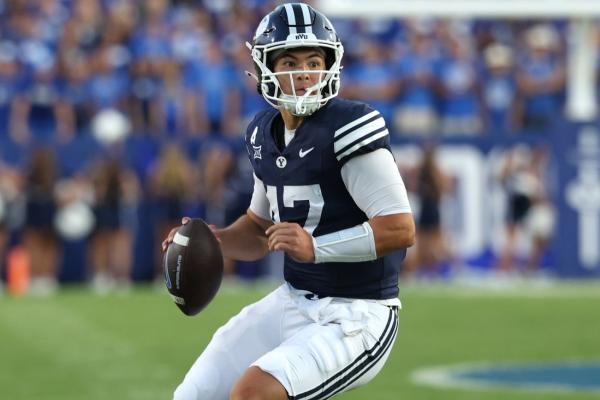 Bear Bachmeier tosses 3 TDs in BYU’s rout of Portland State