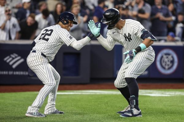 Aaron Judge, Juan Soto power Yankees to rout of Guardians