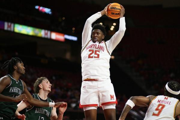 Freshman Derik Queen stands tall in debut as Maryland downs Manhattan