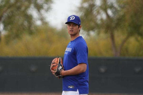 Dodgers’ Shohei Ohtani ready to throw bullpen session