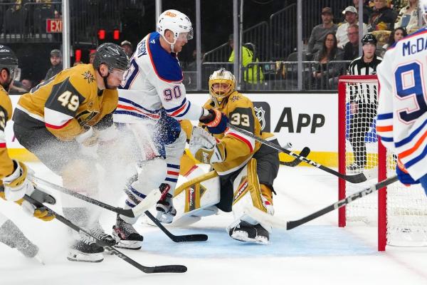 Oilers rally past Golden Knights in Game 1