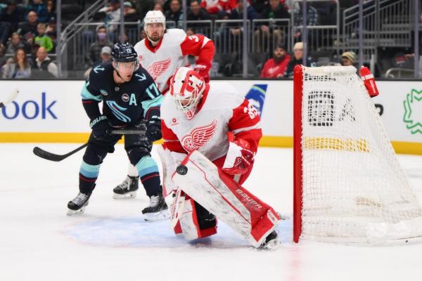 Patrick Kane’s record goal carries Red Wings over Kraken