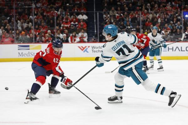 Sharks score power-play goal in OT to beat Capitals