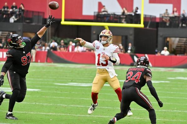 49ers top Cardinals in Brock Purdy’s return despite Jacoby Brissett’s record day