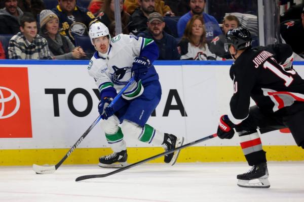 Conor Garland leads Canucks past Sabres in OT