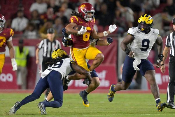USC’s 17-0 run too much for No. 15 Michigan to overcome