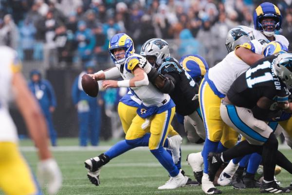 NFL roundup: Panthers stymie Matthew Stafford, end Rams’ streak