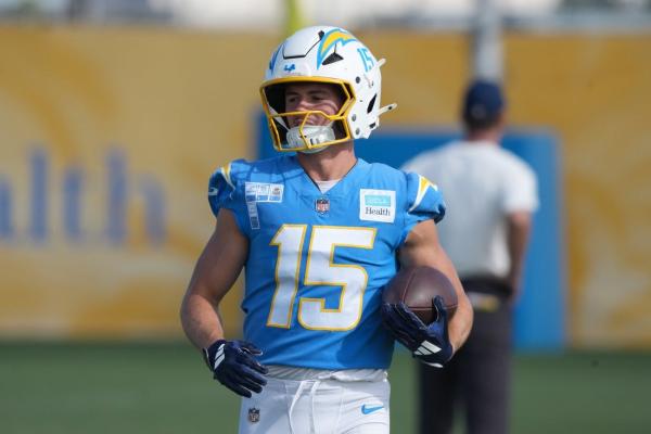 Chargers WR Ladd McConkey (undisclosed) returns to practice