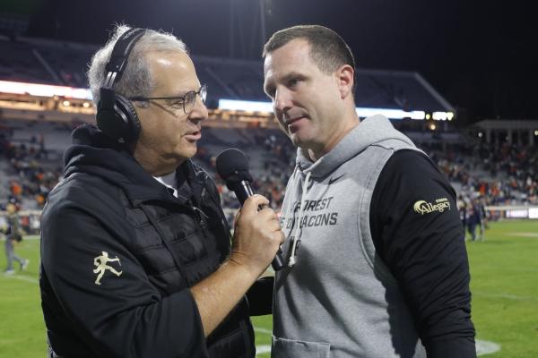 Carlos Hernandez delivers two quirky TDs as Wake Forest rolls past UNC