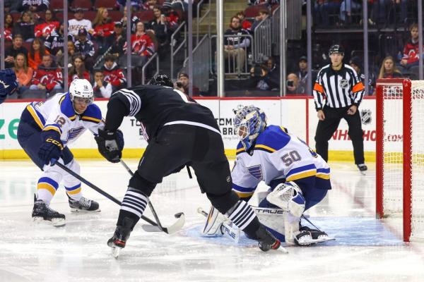 NHL roundup: Jordan Binnington sets Blues wins mark in shutout