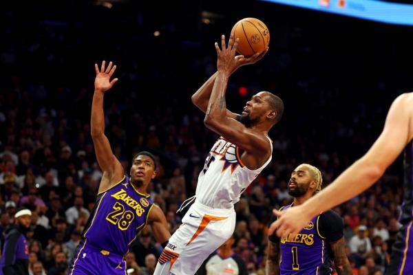 Devin Booker, Kevin Durant direct Suns past Lakers