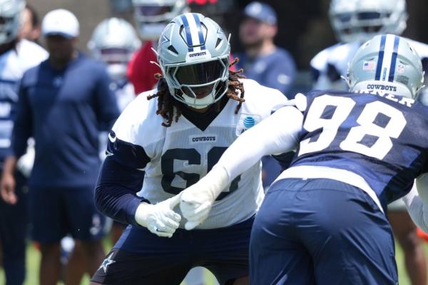 Cowboys LT Tyler Guyton avoids ACL tear, out 4-6 weeks