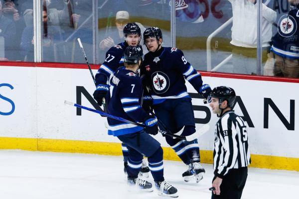 NHL roundup: Cole Perfetti (hat trick), Jets take down Utah