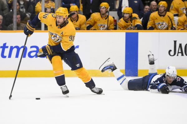 NHL roundup: Predators end Jets’ 11-game win streak