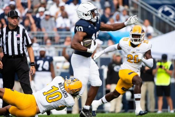 No. 10 Penn State erupts in 2nd quarter, shuts out Kent State