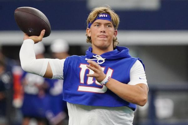 Report: Giants rookie QB Jaxson Dart to start vs. Chargers