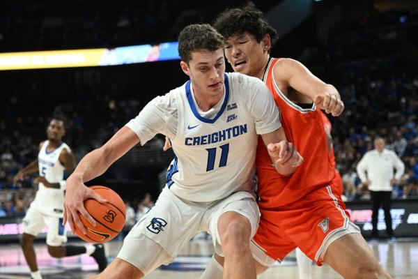 Post play to loom large as No. 15 Creighton faces Fairleigh Dickenson