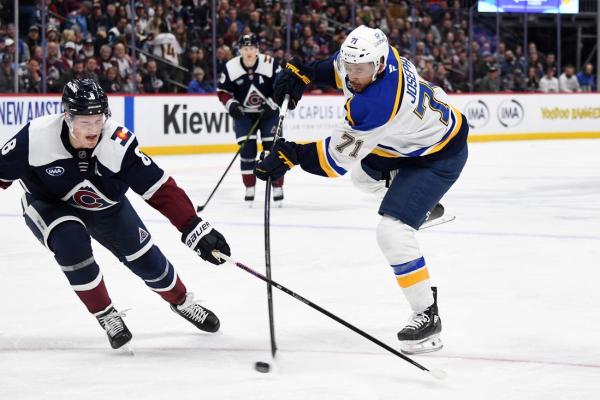 Jonathan Drouin, Mackenzie Blackwood lead Avs’ win over Blues