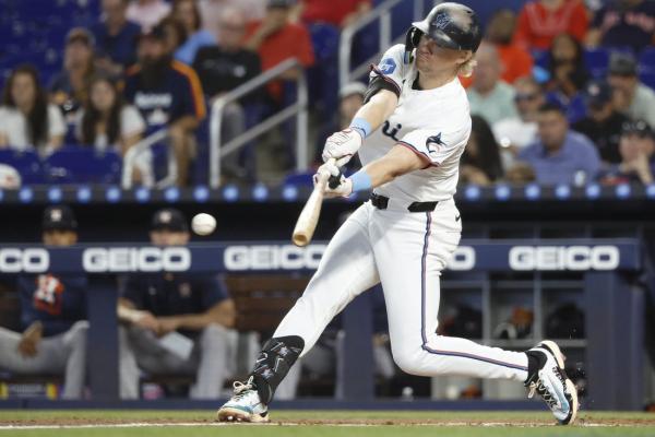 Marlins prevent late Astros rally to avoid sweep