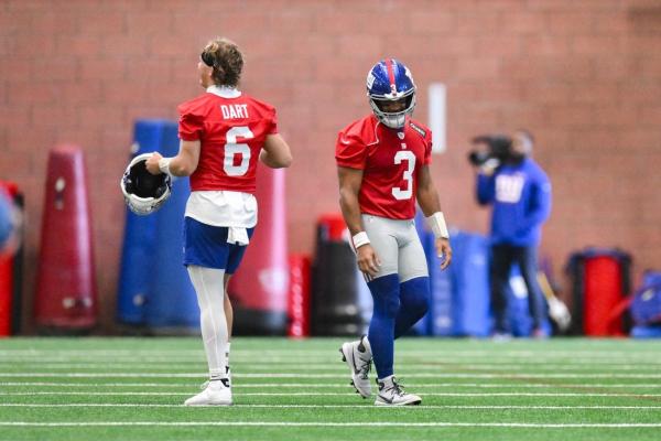 Giants list Jaxson Dart as QB2, not Jameis Winston