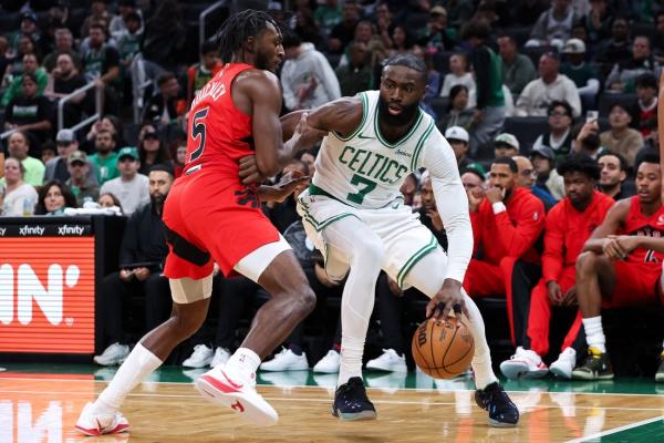 Celtics star Jaylen Brown (hamstring) ailing as season approaches