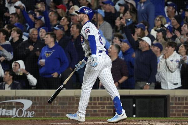 Ian Happ’s blast sparks Cubs’ win over Brewers, forcing Game 5
