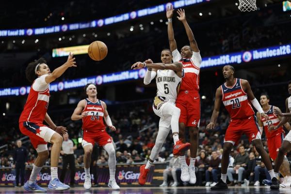 Pelicans find winning result again at lowly Wizards’ expense