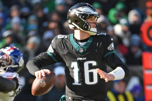 Tanner McKee helps Eagles beat Giants, match franchise win record thumbnail