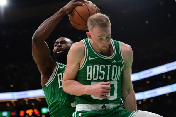 Sam Hauser drills 9 3’s, leads Celtics past Jazz