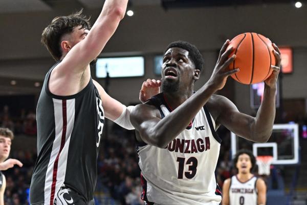 No. 16 Gonzaga hopes to shake off OT loss when Santa Clara visits