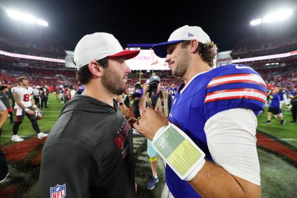 Buccaneers-Bills a battle of ’18 classmates Josh Allen, Baker Mayfield