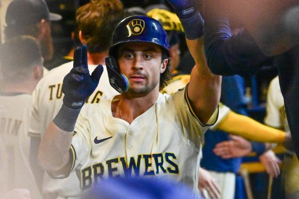 Blake Perkins’ 5 RBIs carry Brewers past Angels