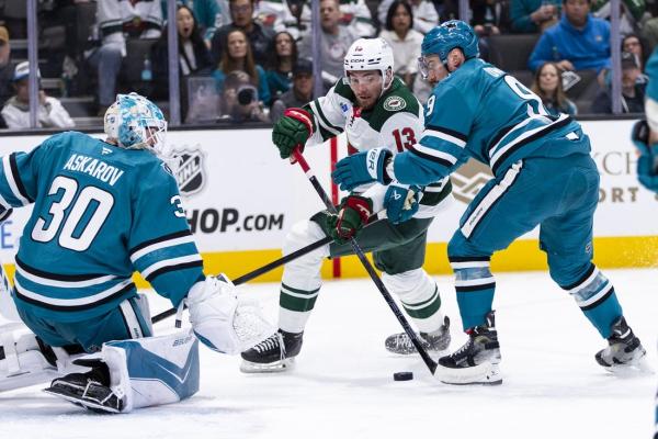 Sharks sweep season series from Wild, final win occurs in SO