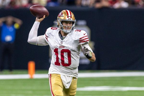 49ers expect to start Mac Jones again with Brock Purdy questionable