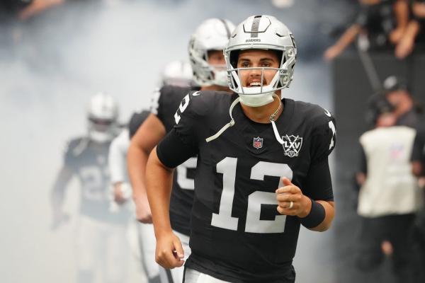 Raiders QB Aidan O’Connell to start Friday vs. Chiefs