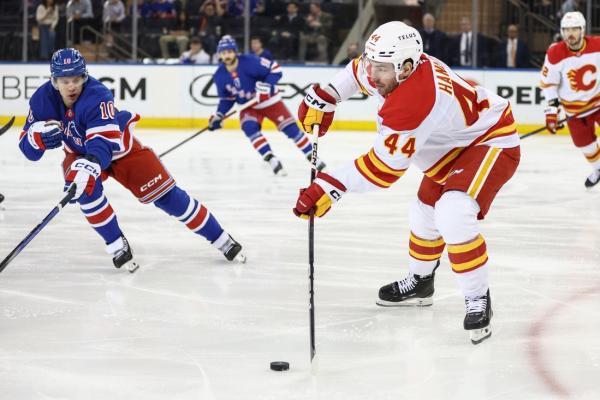 Flames bounce back with low-scoring win over Rangers