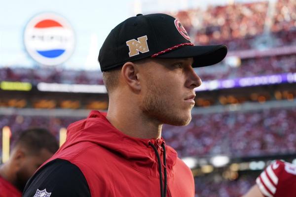 49ers star RB Christian McCaffrey questionable, will come off IR thumbnail