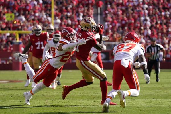 Reports: 49ers WR Brandon Aiyuk (knee) out for the season thumbnail